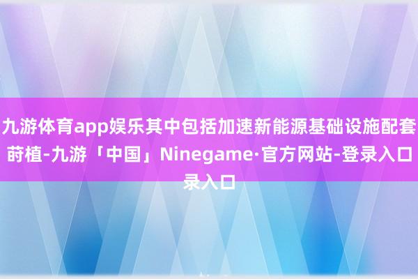 九游体育app娱乐其中包括加速新能源基础设施配套莳植-九游「中国」Ninegame·官方网站-登录入口