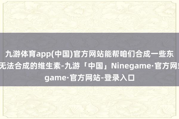 九游体育app(中国)官方网站能帮咱们合成一些东谈主体本身无法合成的维生素-九游「中国」Ninegame·官方网站-登录入口